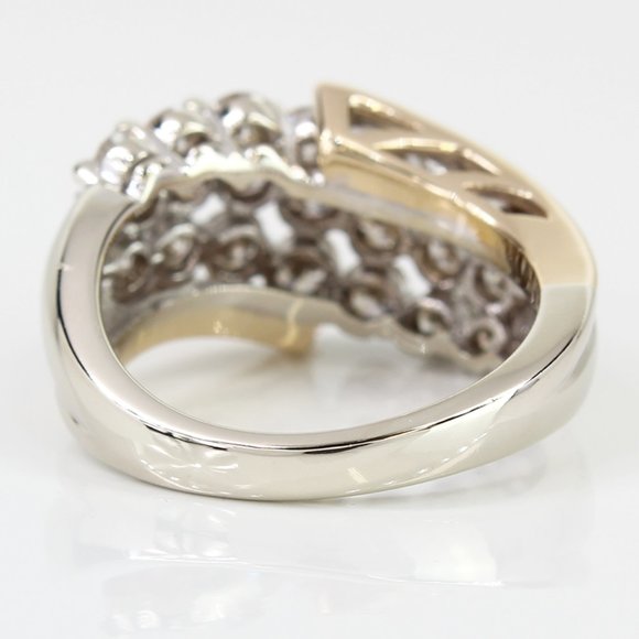 14k Yellow Gold 21-Diamond Ring - Picture 6 of 8